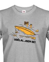 Pánské triko na vodu Udělal jsem se - dotisk jména nebo týmu