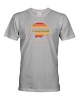 Pánské triko Retro sunset - triko pro milovníky cestování