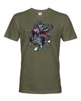 Pánské triko s potiskem dinosaura - skvělý dárek na narozeniny