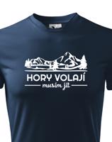 Pánské turistické triko Hory volají musím jít