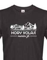 Pánské turistické triko Hory volají musím jít