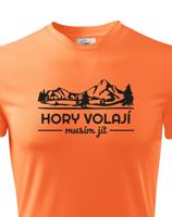 Pánské turistické triko Hory volají musím jít