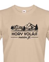 Pánské turistické triko Hory volají musím jít