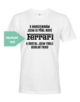 Pánské vtipné a  originální tričko K narozeninám / Vánocům jsem si přál...