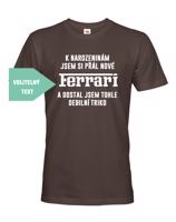 Pánské vtipné a  originální tričko K narozeninám / Vánocům jsem si přál...
