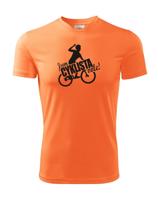 Pánské vtipné cyklistické tričko Jsem cyklista vole!