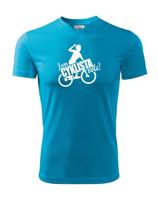 Pánské vtipné cyklistické tričko Jsem cyklista vole!