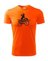Pánské vtipné cyklistické tričko Jsem cyklista vole!