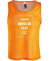 Pánský tréninkový rozlišovací dres - dres s vlastním potiskem - propracovaný editor