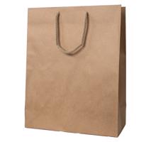 Papírová dárková taška - natural - 26x12x34cm