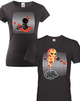 Párová - couple trika pro zamilované páry s Iron Manem a Pepper Pottsovou