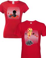 Párová - couple trika pro zamilované páry s Iron Manem a Pepper Pottsovou