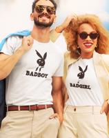 Párová trička Bad Boy, Bad Girl - pozor, jen pro zlobivé kluky a holky