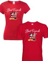 Párová trička Mickey a Minnie - skvělý dárek na Valentýna