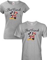 Párová trička Mickey a Minnie - skvělý dárek na Valentýna