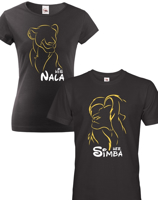 Párová trička pro zamilované Lví král - zamilovaná trička na výročí