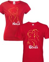 Párová trička pro zamilované Lví král - zamilovaná trička na výročí