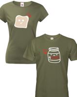 Párová tričká pro zamilované Nutella - Valentýnský dárek