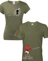 Párová trička s marvel hrdinou Spider Manem. Trička pro zamilované.