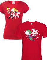 Párová trika Joker a Harley QuinnTrička pro zamilované.