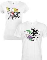 Párová trika Joker a Harley QuinnTrička pro zamilované.