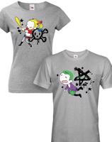 Párová trika Joker a Harley QuinnTrička pro zamilované.