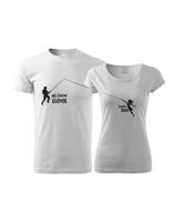 Párové tričko pro rybáře Životní úlovek - rybářova žena