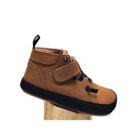 PEGRES CELOROČKY BF32L Brown Dětské celoroční barefoot boty - 22