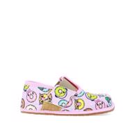 PEGRES PAPUČKY BF01 Textilní DONUT Růžová Dětské barefoot přezůvky - 31