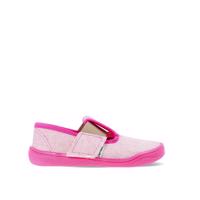 PEGRES PAPUČKY Skinny SBF 10F Textilní Růžová Dětské barefoot přezůvky - 25