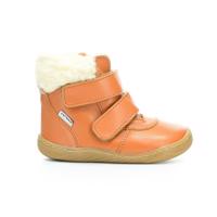 PEGRES ZIMNÍ SKINNY SBF42 Hnědá Dětské zimní zateplené barefoot boty - 32