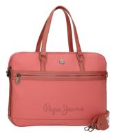 Pepe Jeans Corin dámská taška na notebook 15,6" - terakota