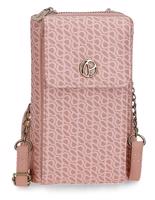 Pepe Jeans Megan crossbody peněženka na mobil - růžová