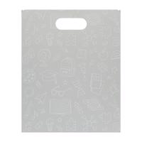 Plastové desky na školní sešity BAAGL School - světle šedé