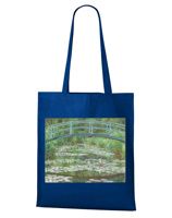 Plátěná taška Claude Monet Japonský most - plátěná taška pro milovníky umění