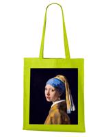 Plátěná taška Dívka s perlovou náušnicí - dárek pro milovníky umění