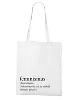 Plátěná taška s potiskem Feminismus - praktická plátěná taška přes rameno