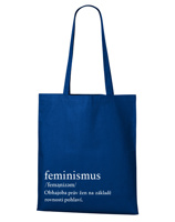 Plátěná taška s potiskem Feminismus - praktická plátěná taška přes rameno