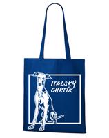 Plátěná taška s potiskem Italského chrta - ekologická plátěná taška