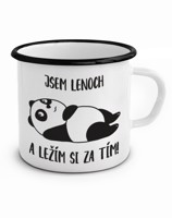 Plecháček Jsem lenoch a ležím si za tím! - ideální dárek pro muže