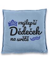 Polštář pro dědečka - Nejlepší dědeček na světě - dárek pro dědečka