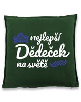 Polštář pro dědečka - Nejlepší dědeček na světě - dárek pro dědečka