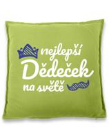 Polštář pro dědečka - Nejlepší dědeček na světě - dárek pro dědečka