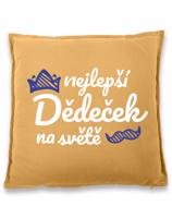 Polštář pro dědečka - Nejlepší dědeček na světě - dárek pro dědečka