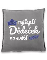 Polštář pro dědečka - Nejlepší dědeček na světě - dárek pro dědečka