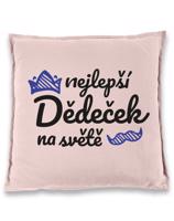 Polštář pro dědečka - Nejlepší dědeček na světě - dárek pro dědečka