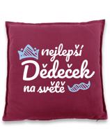 Polštář pro dědečka - Nejlepší dědeček na světě - dárek pro dědečka