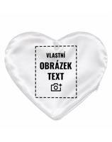 Polštářek ve tvaru srdce s vlastním potiskem - Fotka na polštář