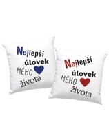 Polštářky pro zamilované - Nejlepší úlovek mého života - dárek na Valentýna
