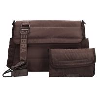 Přebalovací taška Zebra Elske 18 L - hnědá